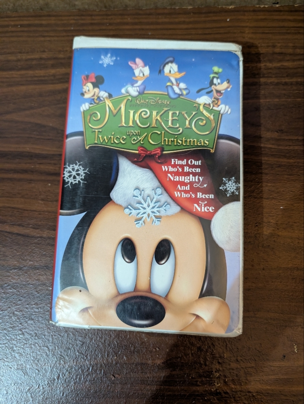 Walt Disney's Mickey's Twice Upon A Christmas VHS Tape